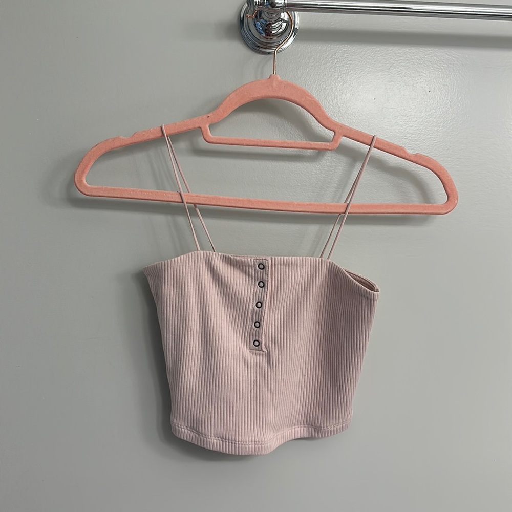 aeropostale pink seriously soft bungee cami